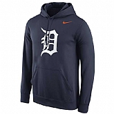 Men's Detroit Tigers Nike Logo Performance Pullover Hoodie - Navy Blue,baseball caps,new era cap wholesale,wholesale hats